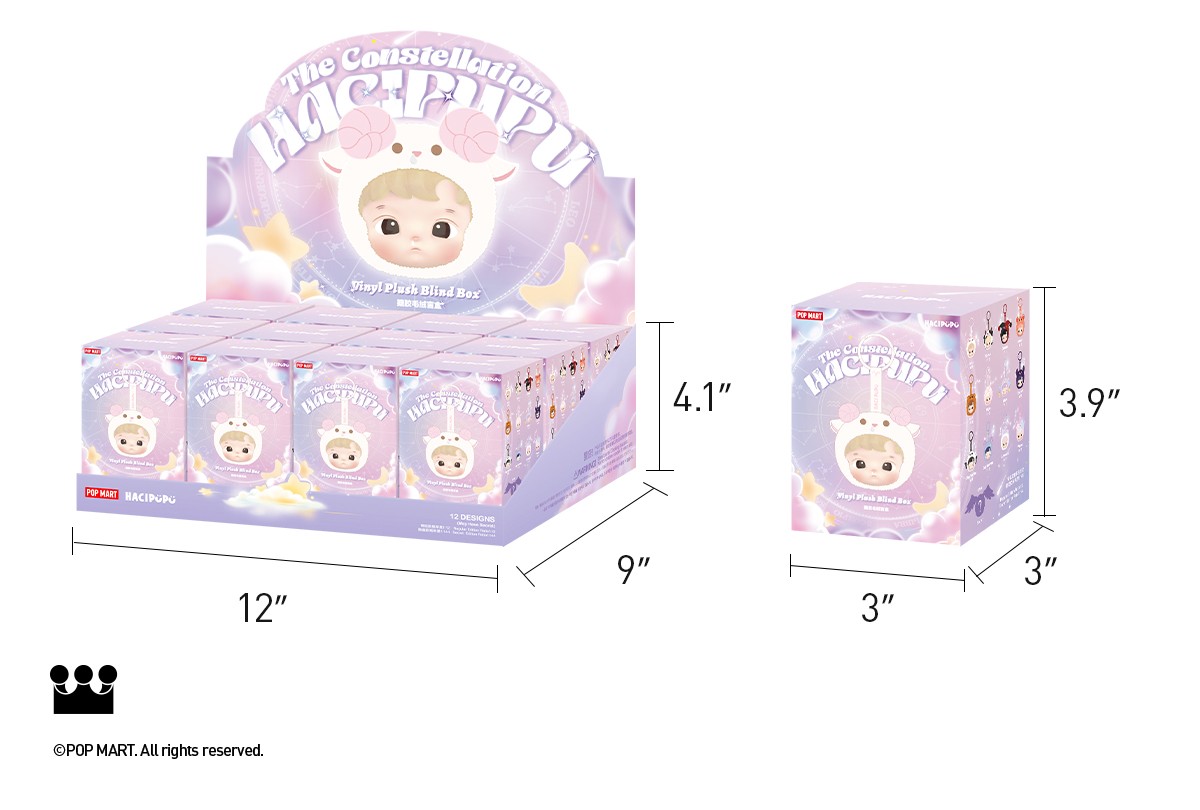 HACIPUPU — The Constellation Vinyl Plush Blind Box | POP MART — official detail