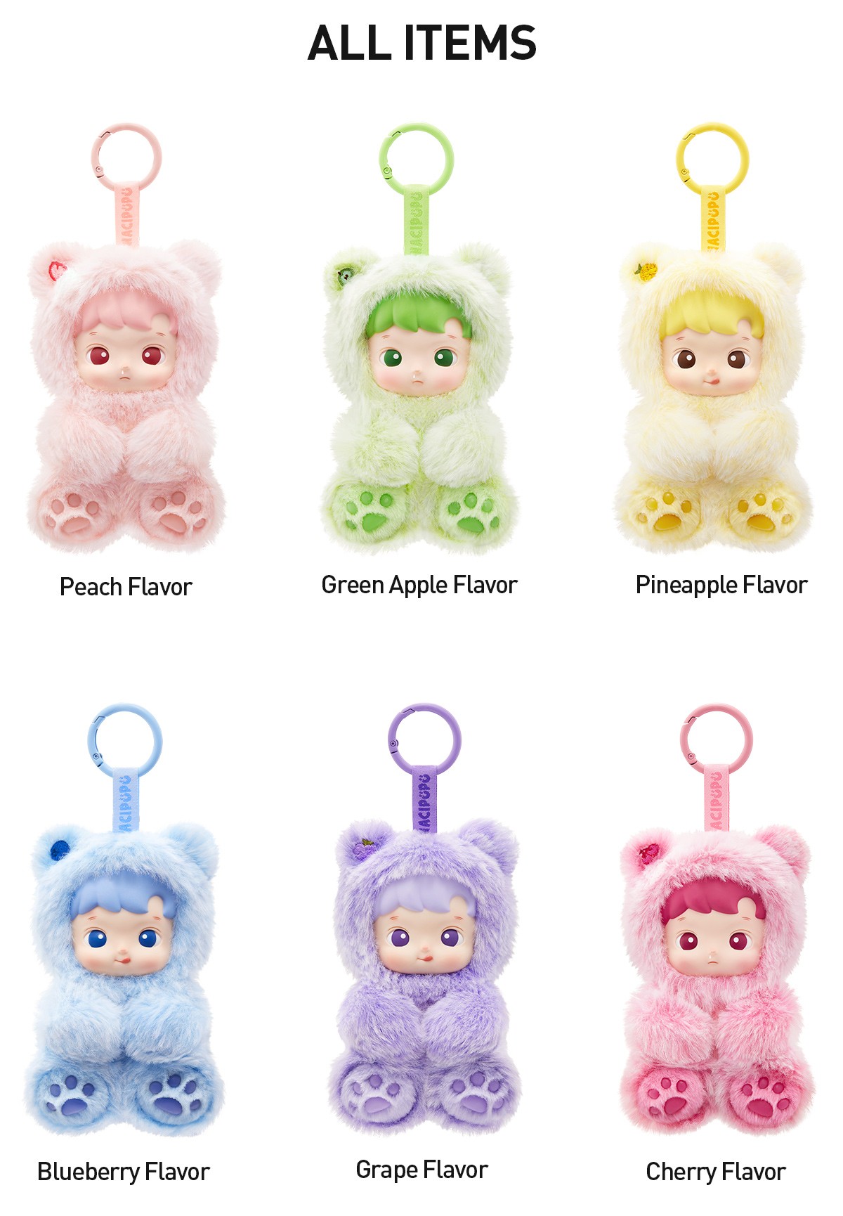 HACIPUPU — Gummy Bear Vinyl Plush Pendant Blind Box | POP MART — official detail