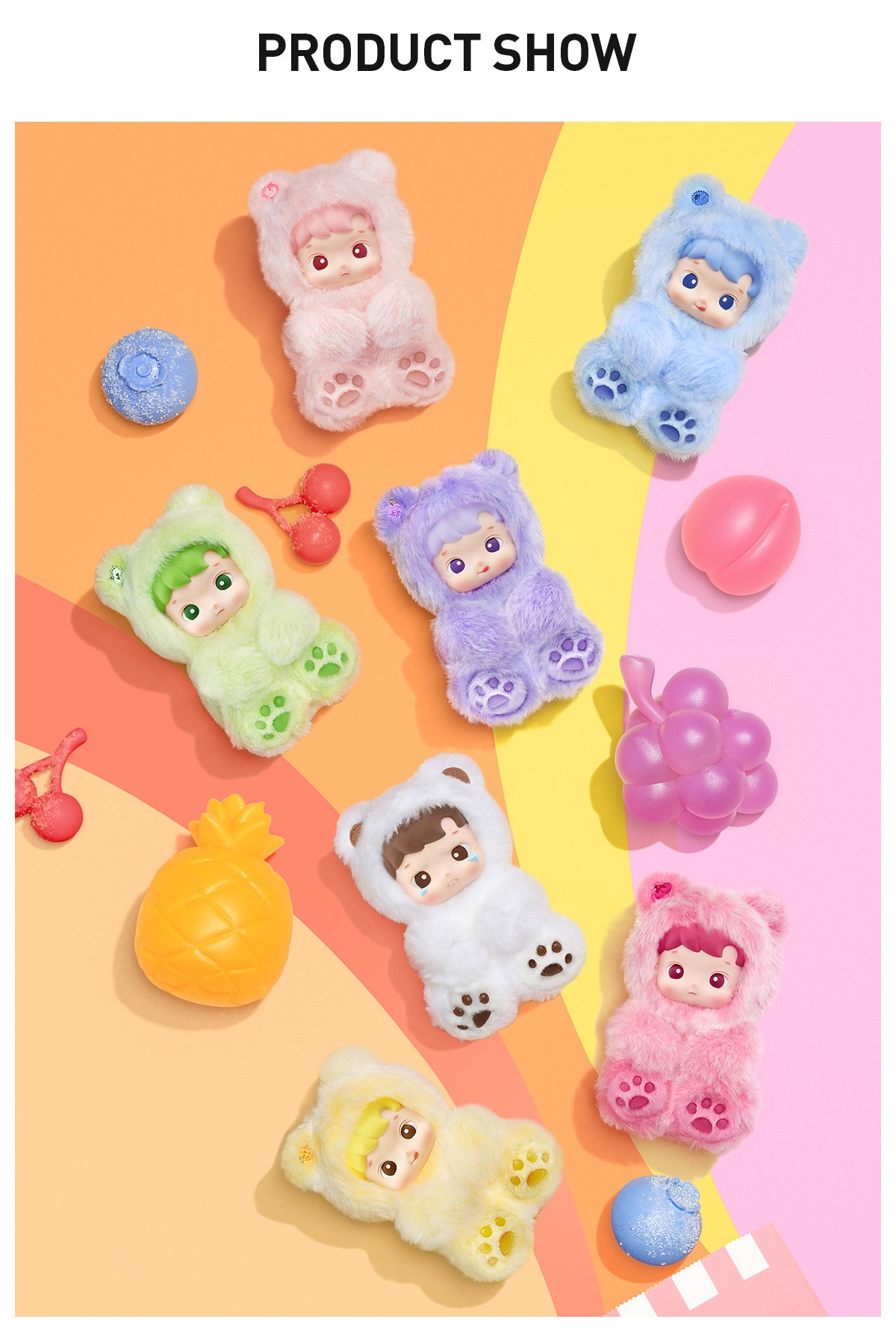 HACIPUPU — Gummy Bear Vinyl Plush Pendant Blind Box | POP MART — official detail