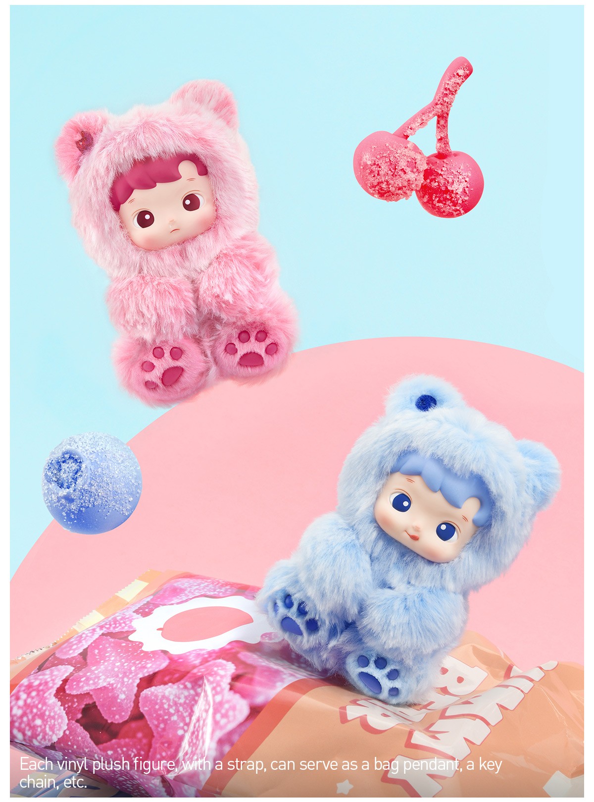 HACIPUPU — Gummy Bear Vinyl Plush Pendant Blind Box | POP MART — official detail