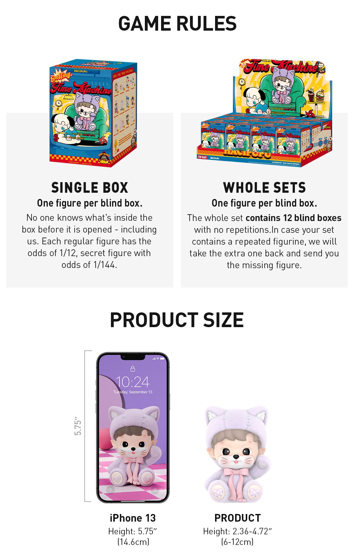 HACIPUPU — Rolling Time Machine Figures Blind Box | POP MART — official detail