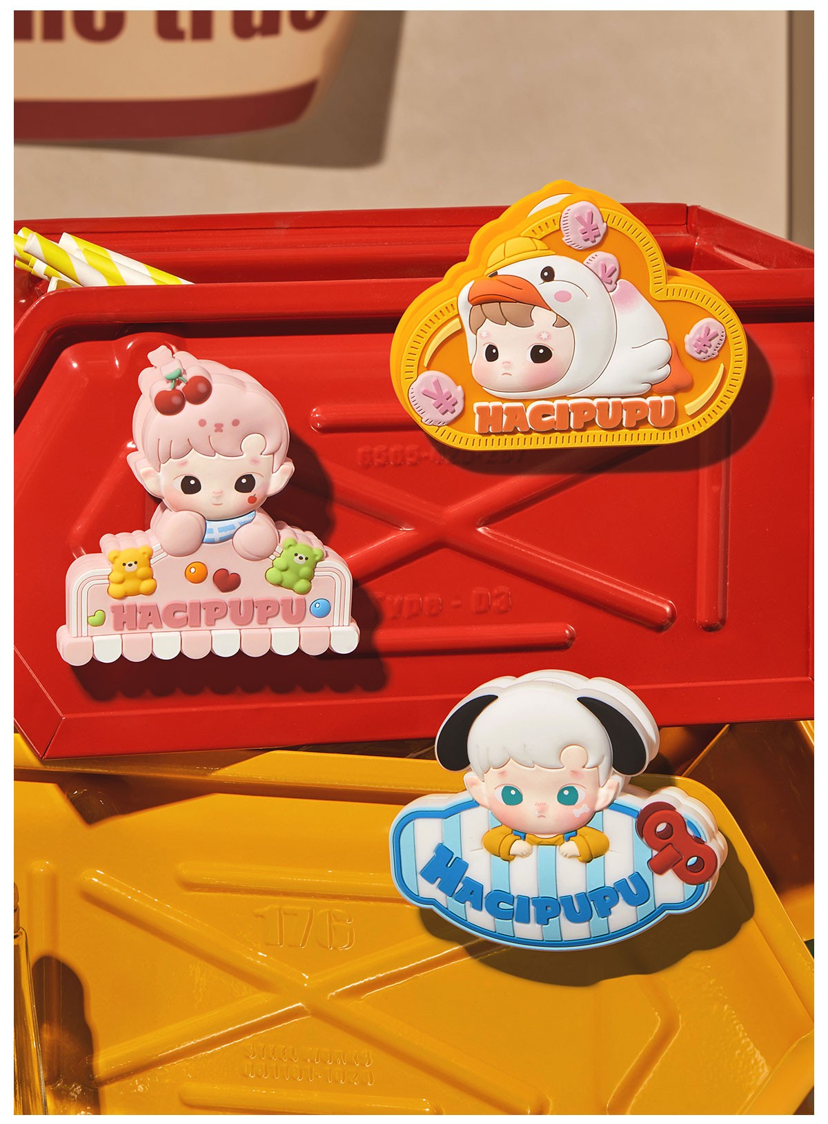 HACIPUPU — Rolling Time Machine Fridge Magnet Silicone Clip Blind Box | POP MART — official detail