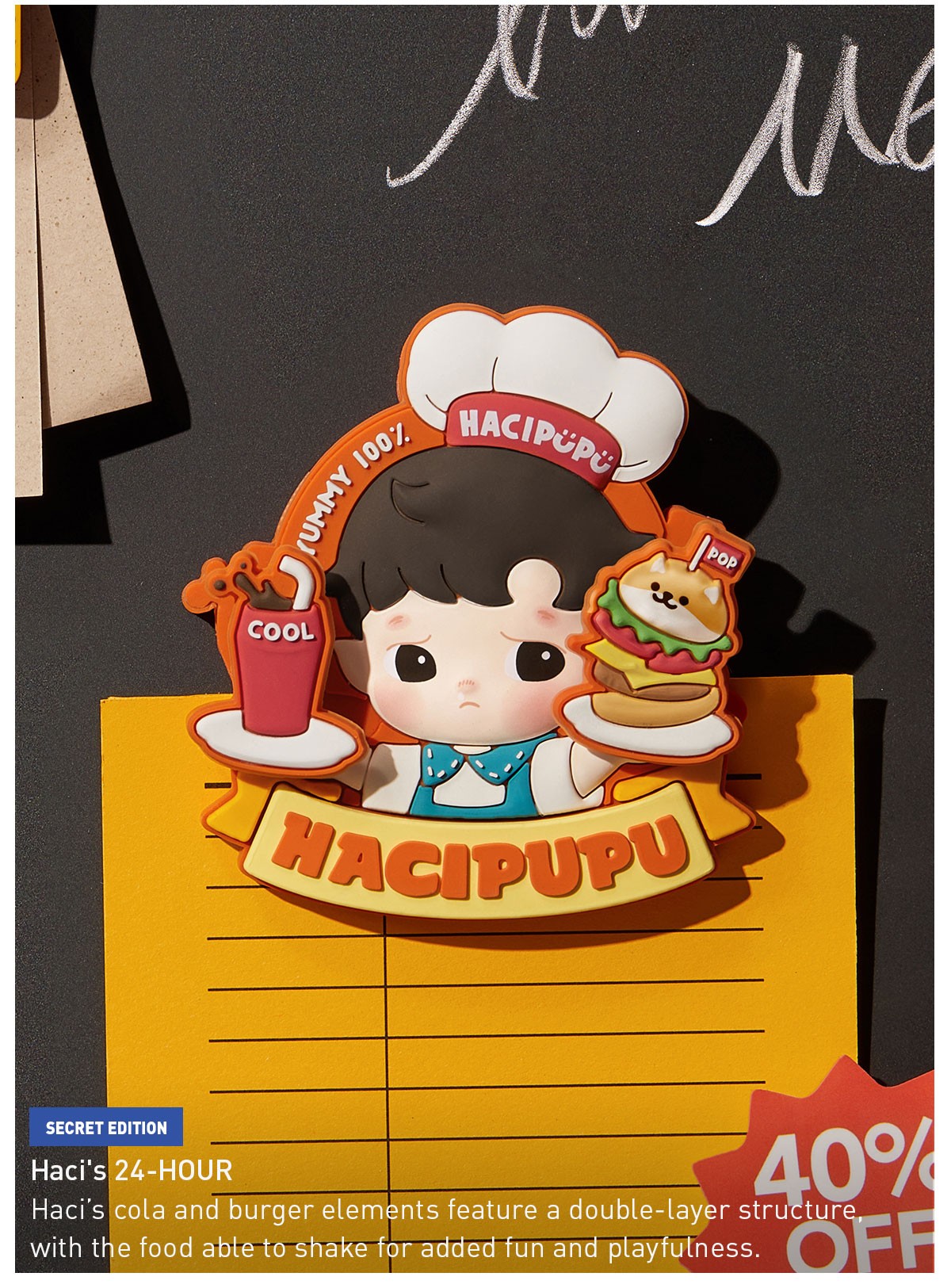 HACIPUPU — Rolling Time Machine Fridge Magnet Silicone Clip Blind Box | POP MART — official detail