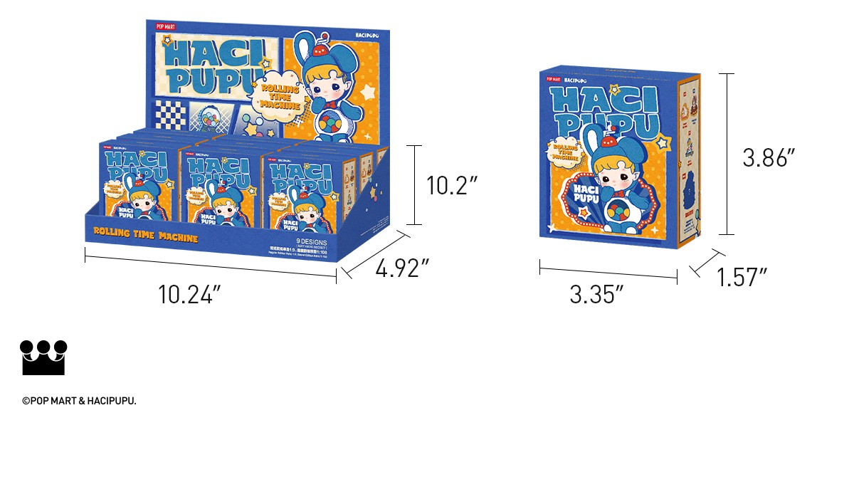 HACIPUPU — Rolling Time Machine Fridge Magnet Silicone Clip Blind Box | POP MART — official detail