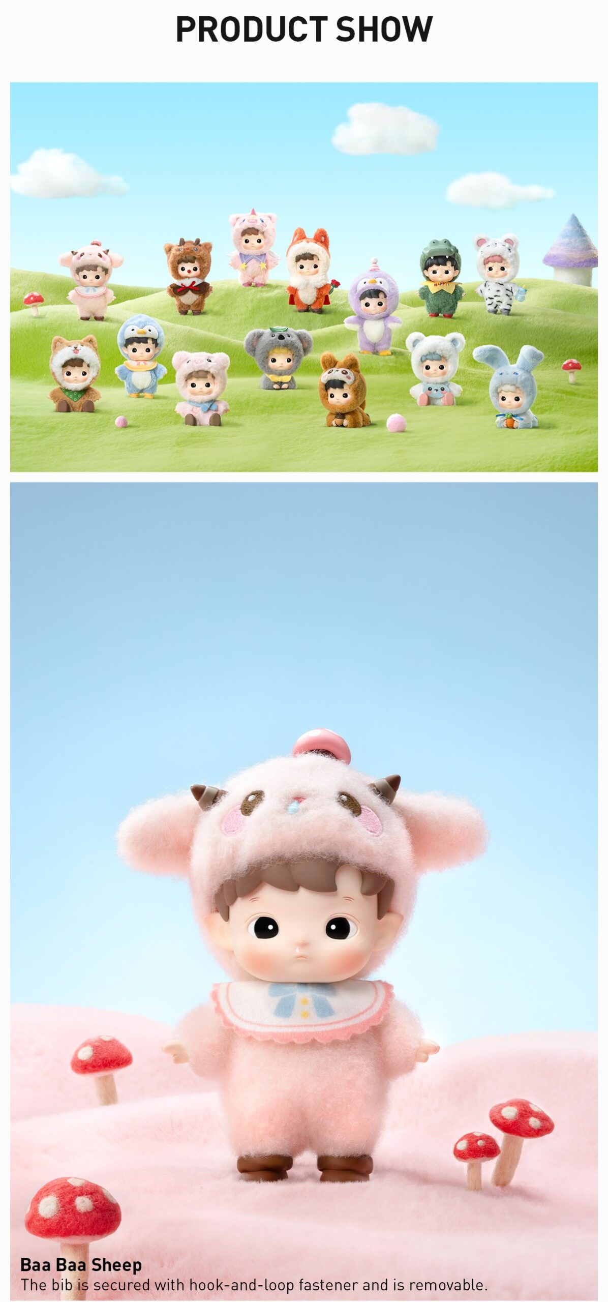 HACIPUPU — Snuggle With You Figures Blind Box | POP MART — official detail