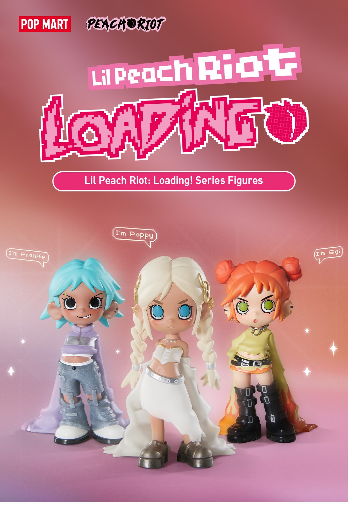 Lil Peach Riot — Loading! Figures Blind Box | POP MART — official detail