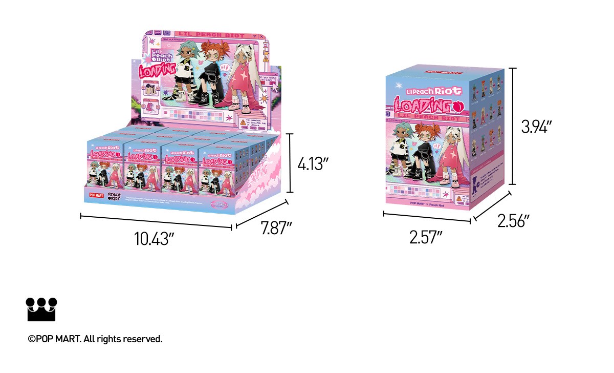 Lil Peach Riot — Loading! Figures Blind Box | POP MART — official detail