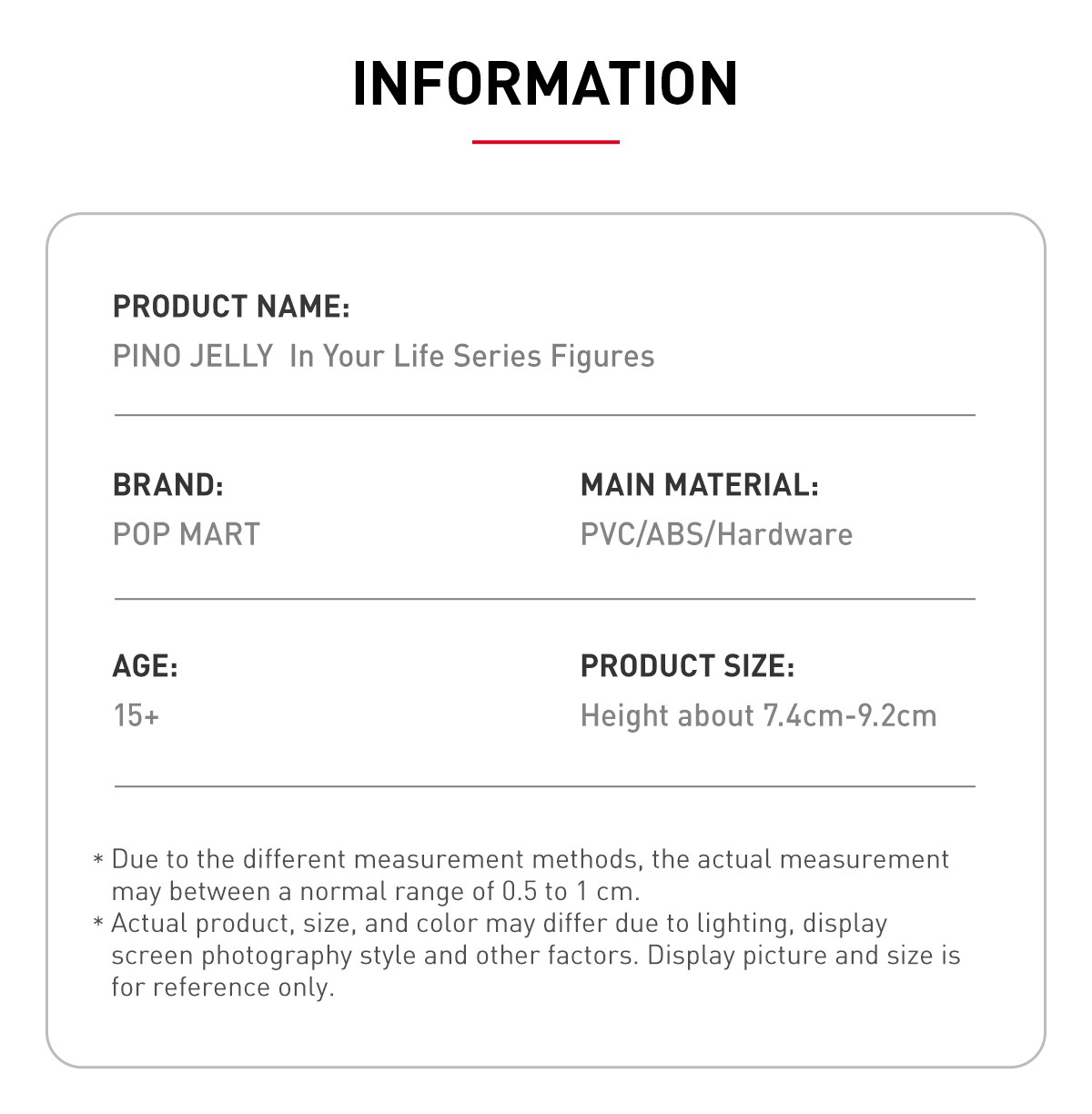 PINO JELLY — In Your Life Figures Blind Box | POP MART — official detail