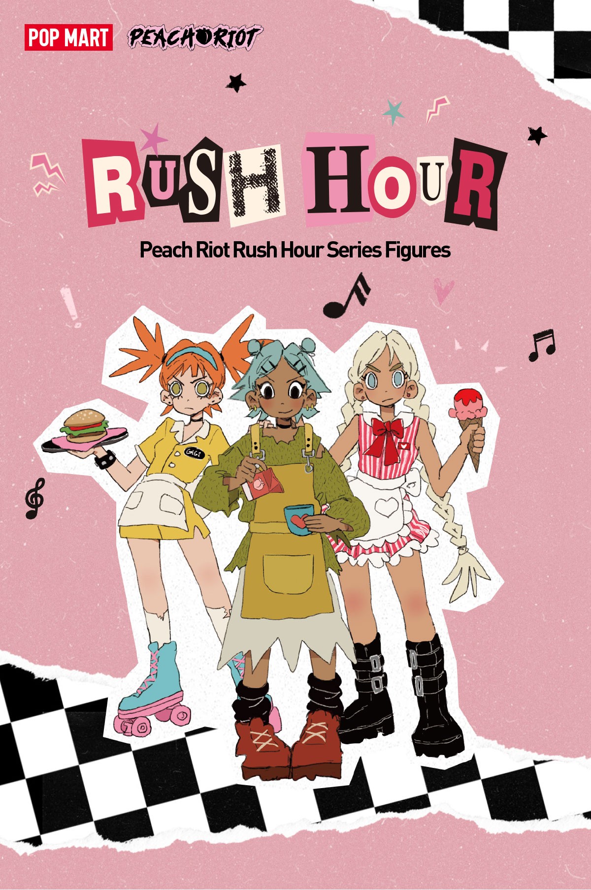 Peach Riot — Rush Hour Figures Blind Box | POP MART — official detail