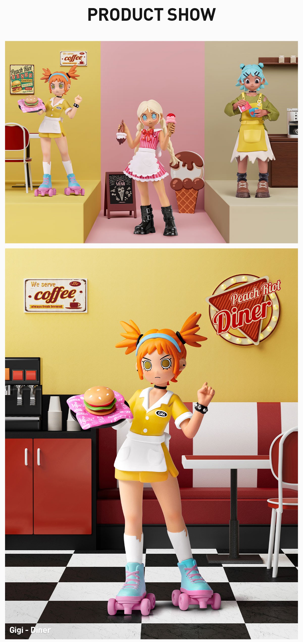 Peach Riot — Rush Hour Figures Blind Box | POP MART — official detail
