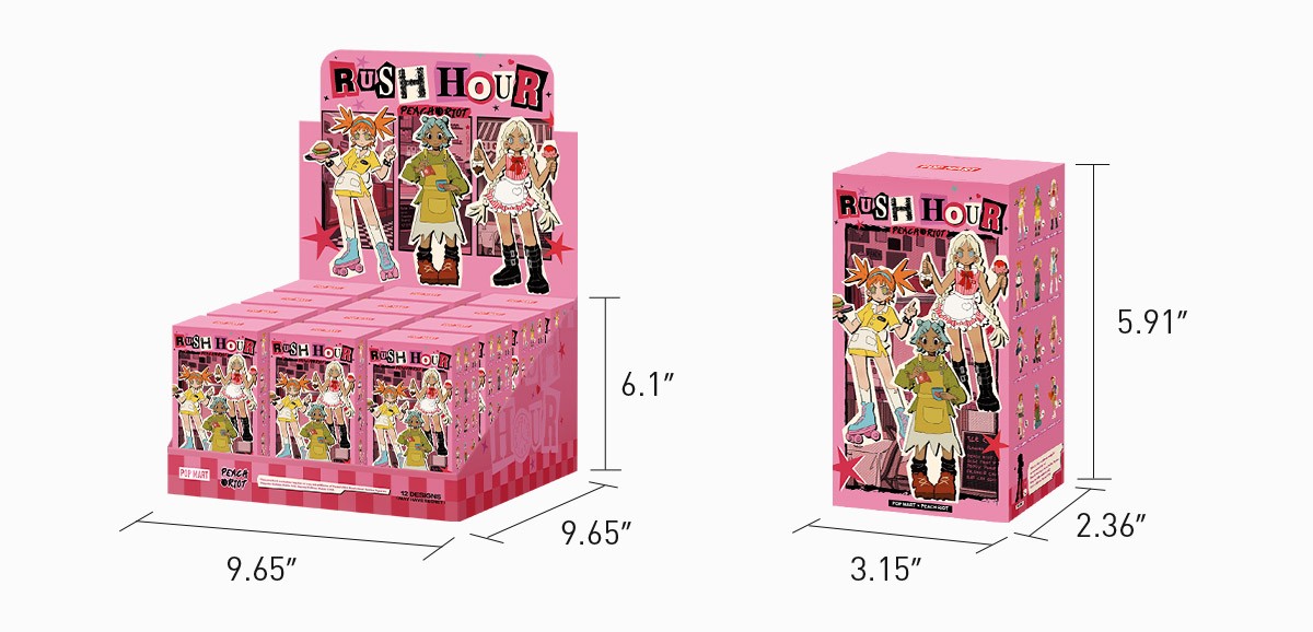 Peach Riot — Rush Hour Figures Blind Box | POP MART — official detail