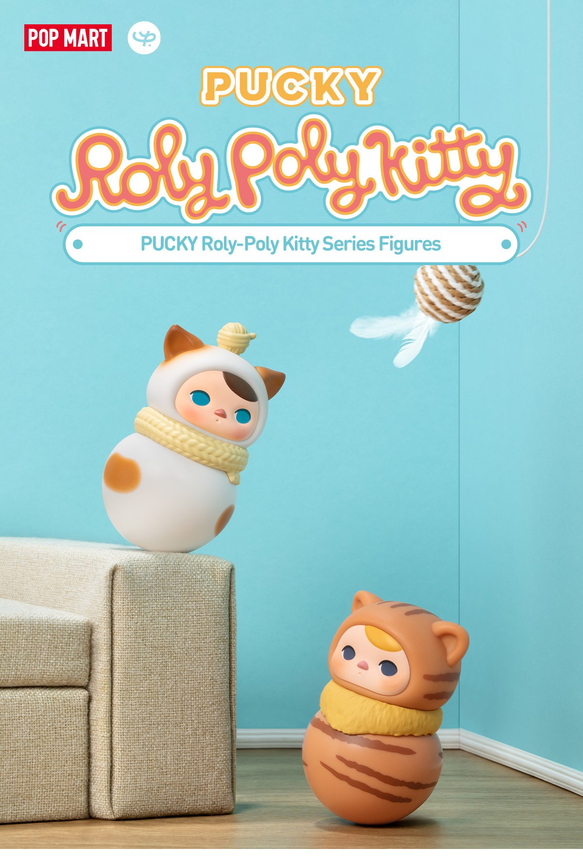 PUCKY — Roly-Poly Kitty Figures Blind Box | POP MART — official detail