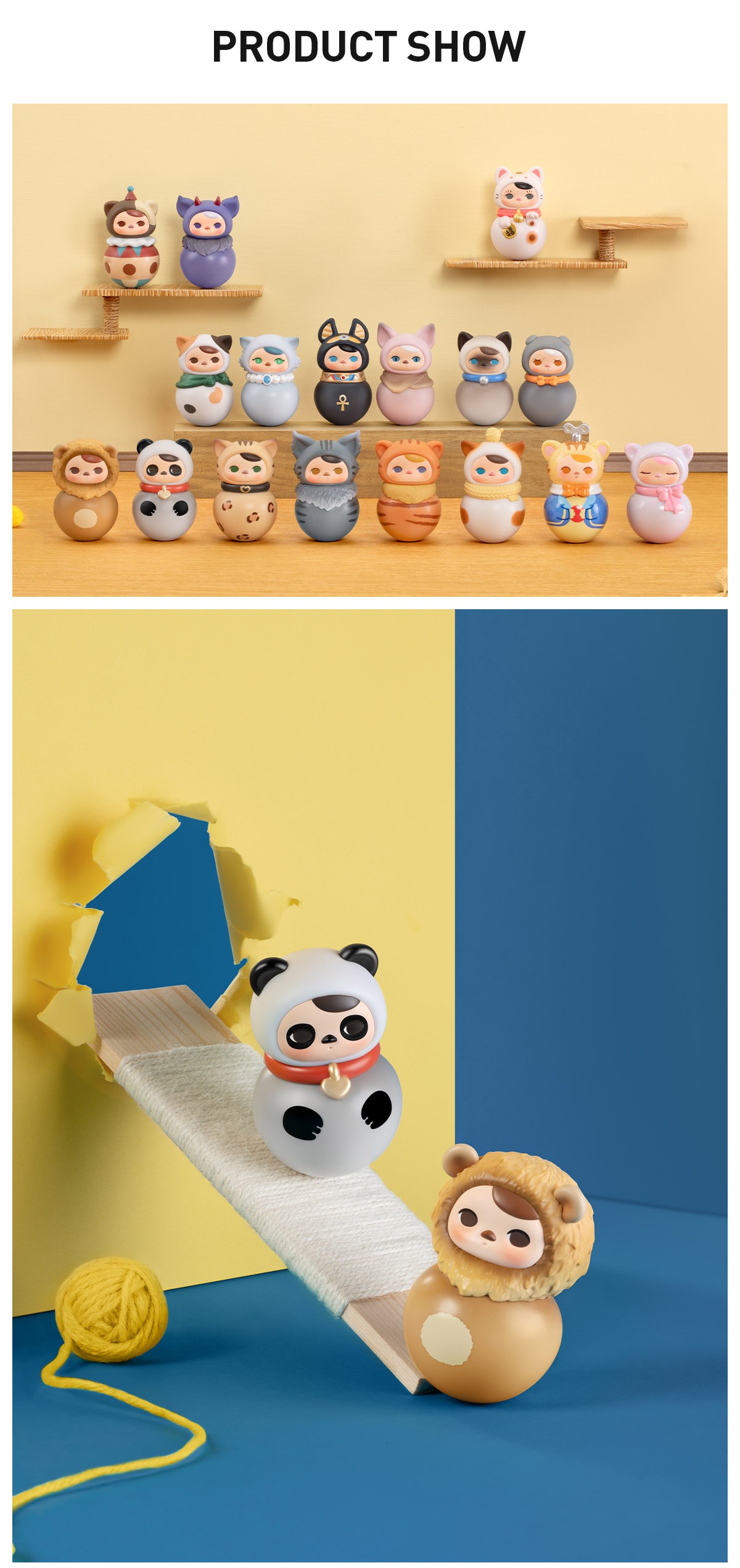 PUCKY — Roly-Poly Kitty Figures Blind Box | POP MART — official detail