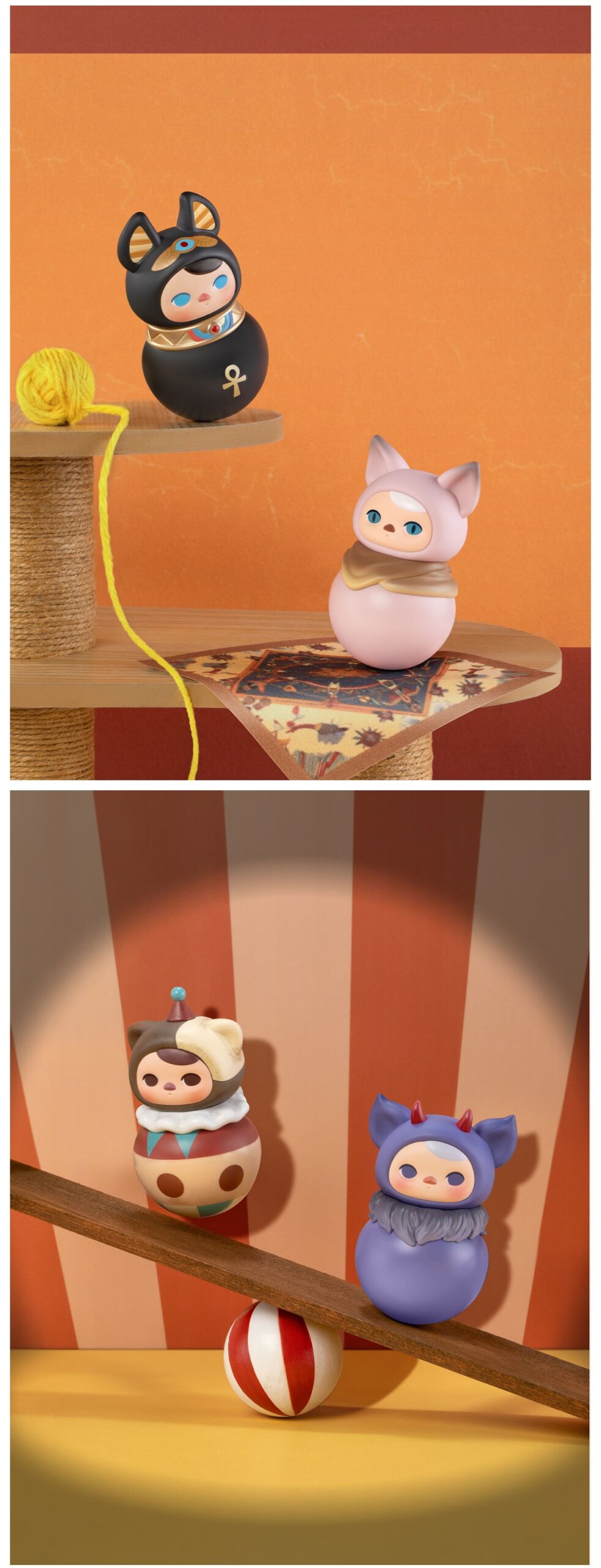 PUCKY — Roly-Poly Kitty Figures Blind Box | POP MART — official detail