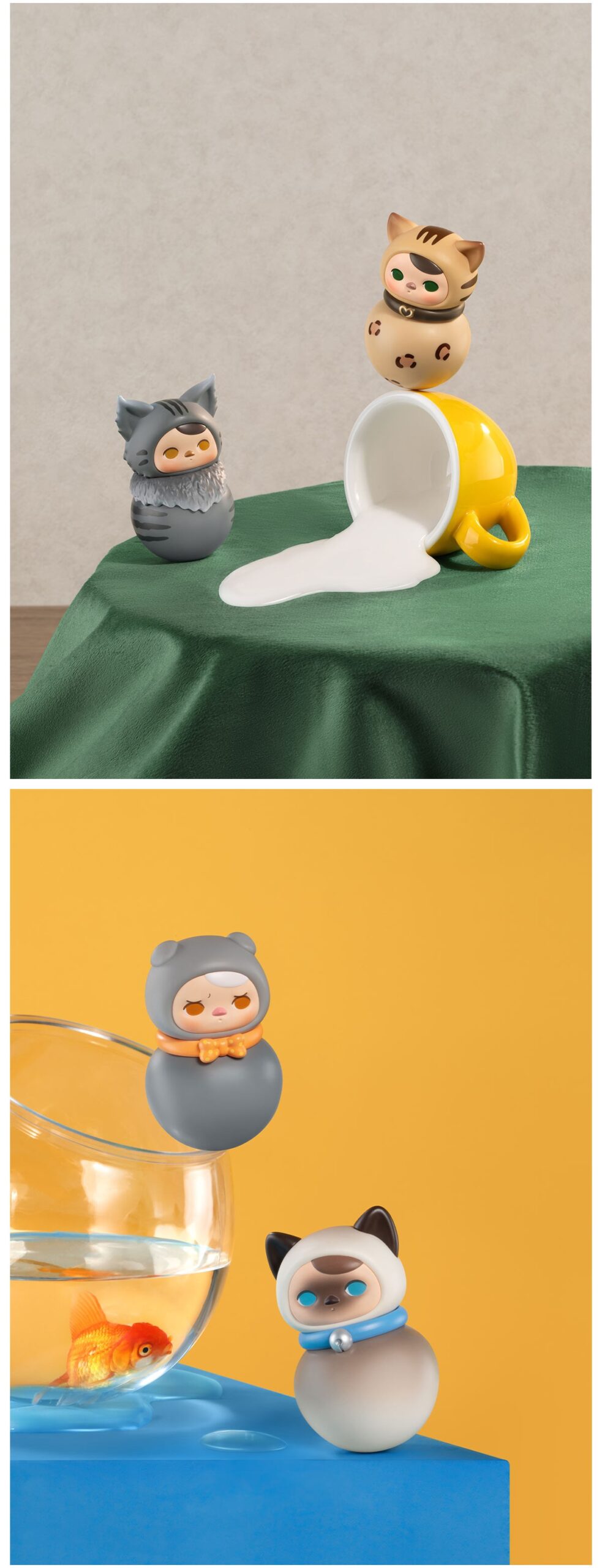 PUCKY — Roly-Poly Kitty Figures Blind Box | POP MART — official detail