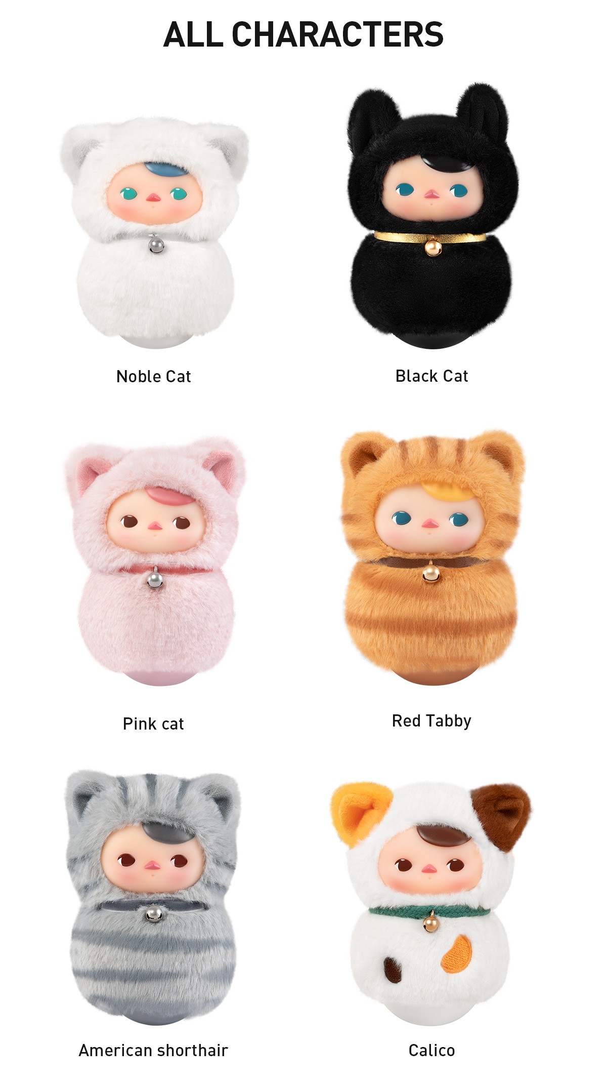 PUCKY — Roly-Poly Kitty Vinyl Plush Blind Box | POP MART — official detail