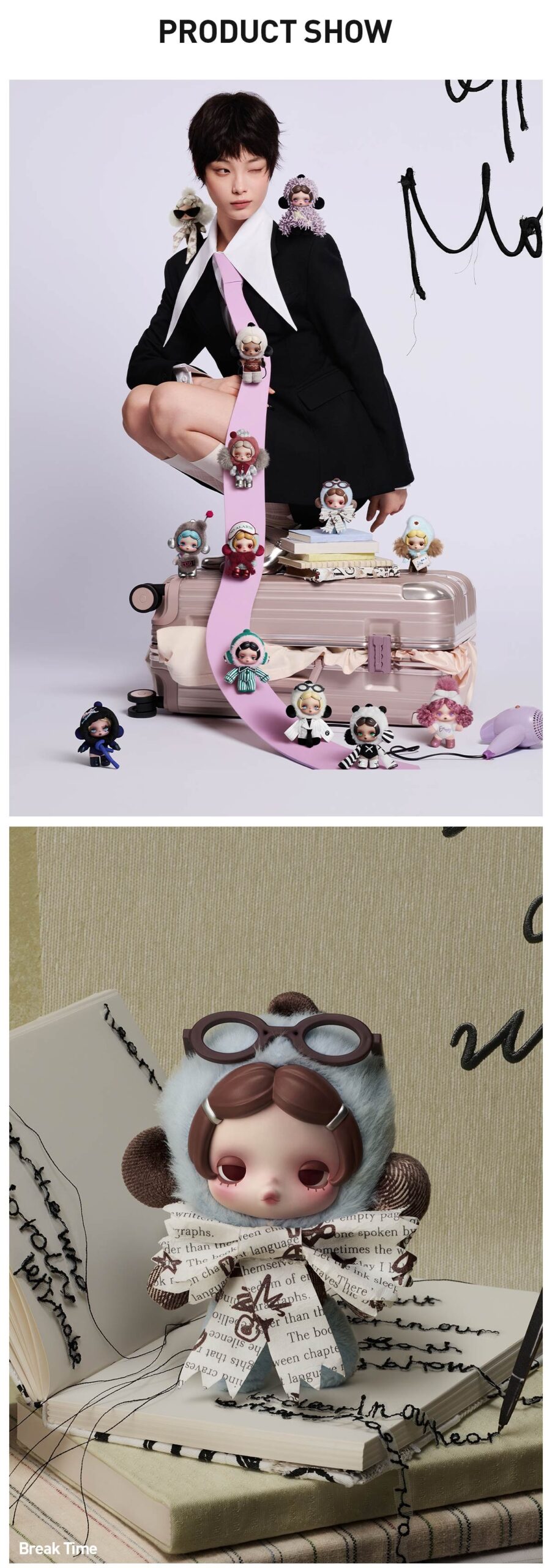 SKULLPANDA — Off Mode Plush Doll Pendant Blind Box | POP MART — official detail