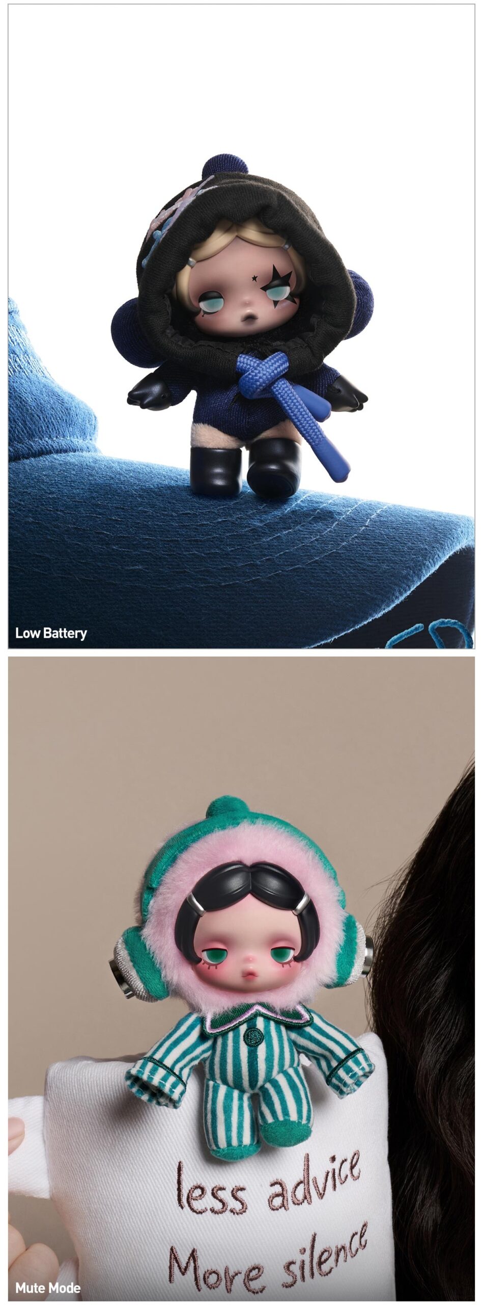 SKULLPANDA — Off Mode Plush Doll Pendant Blind Box | POP MART — official detail