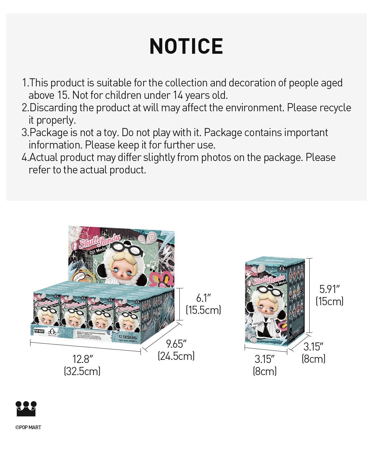 SKULLPANDA — Off Mode Plush Doll Pendant Blind Box | POP MART — official detail