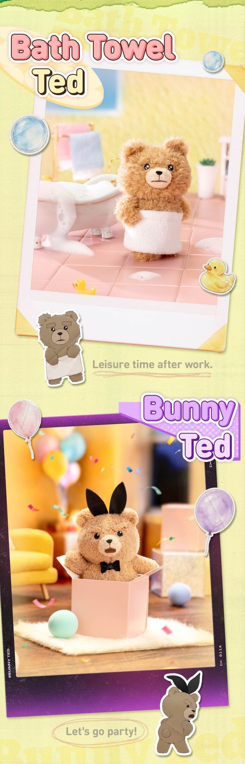 Ted 2 — Baby Ted Action Plush Pendant Blind Box | POP MART — official detail