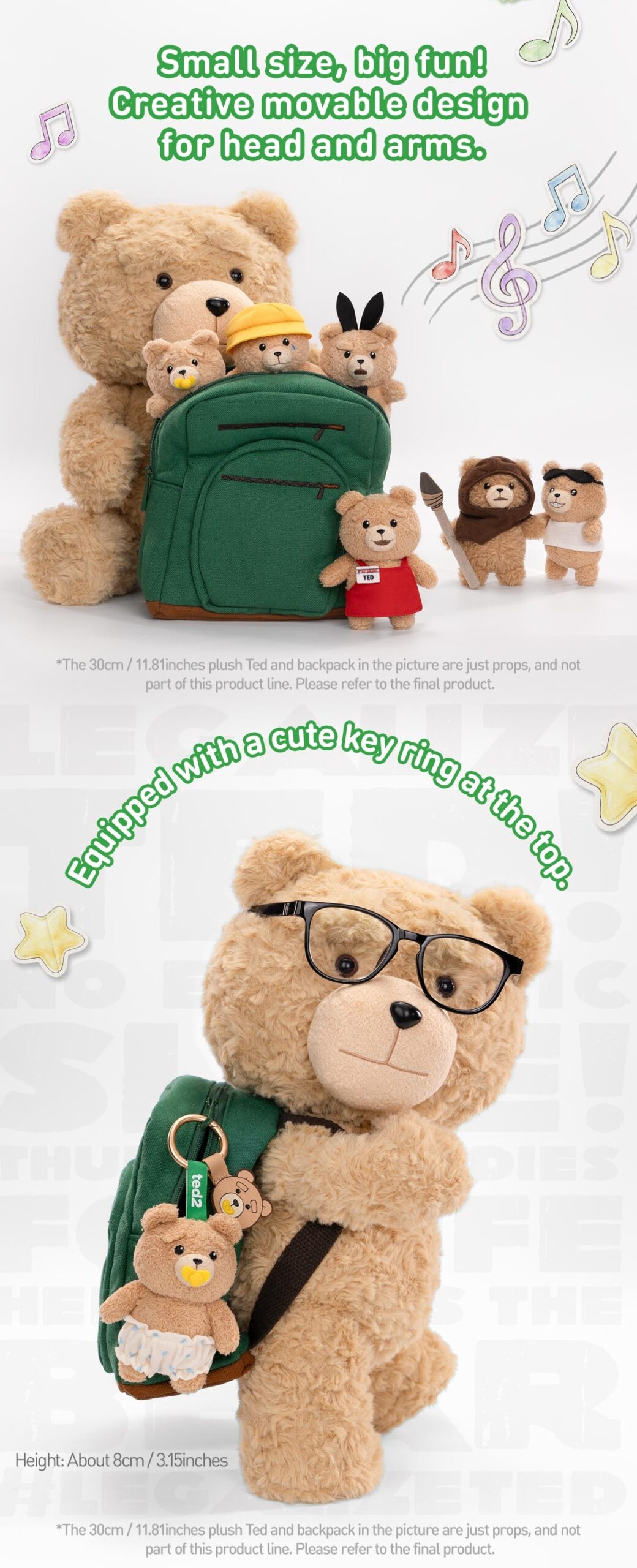 Ted 2 — Baby Ted Action Plush Pendant Blind Box | POP MART — official detail