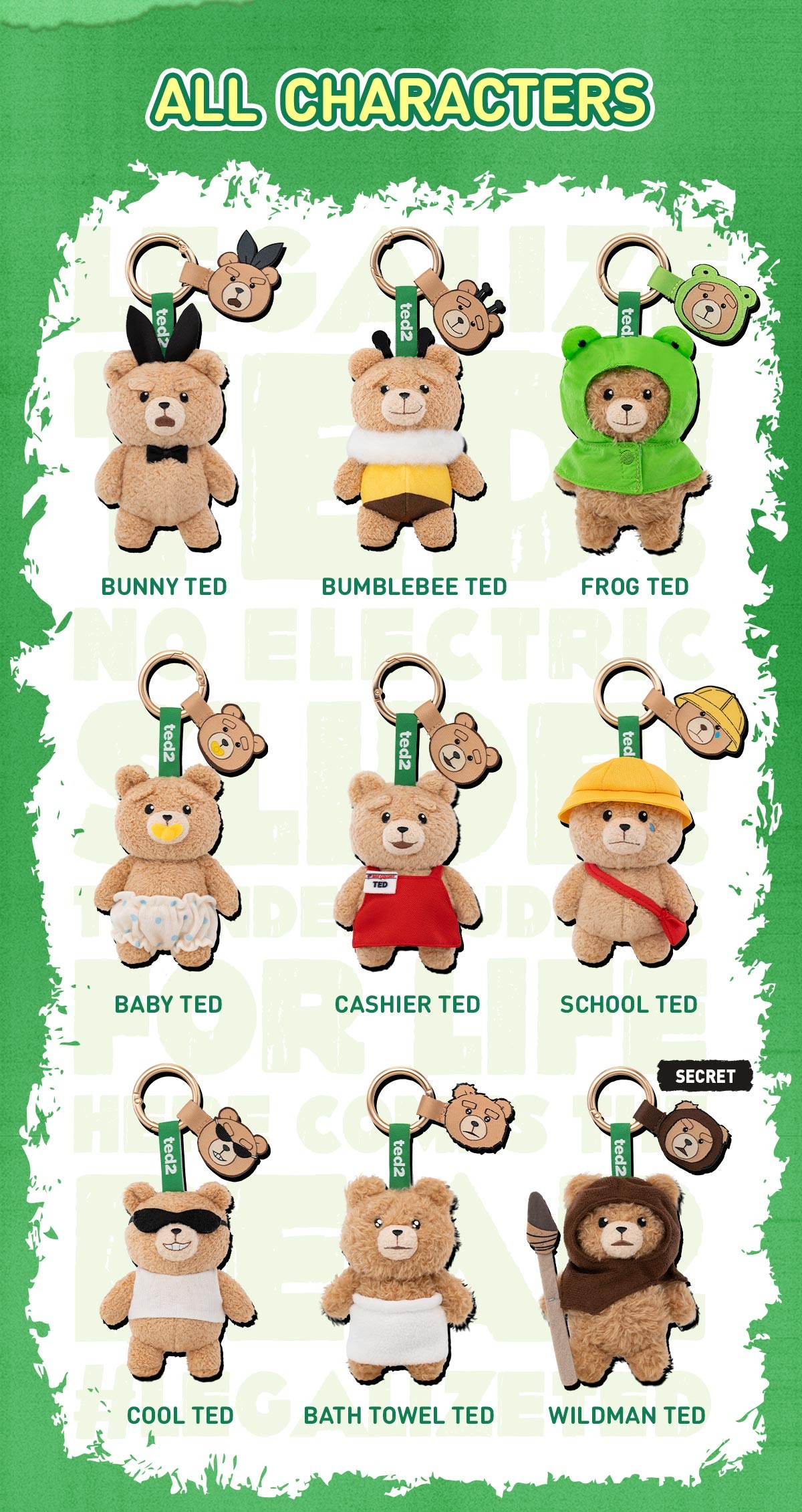 Ted 2 — Baby Ted Action Plush Pendant Blind Box | POP MART — official detail