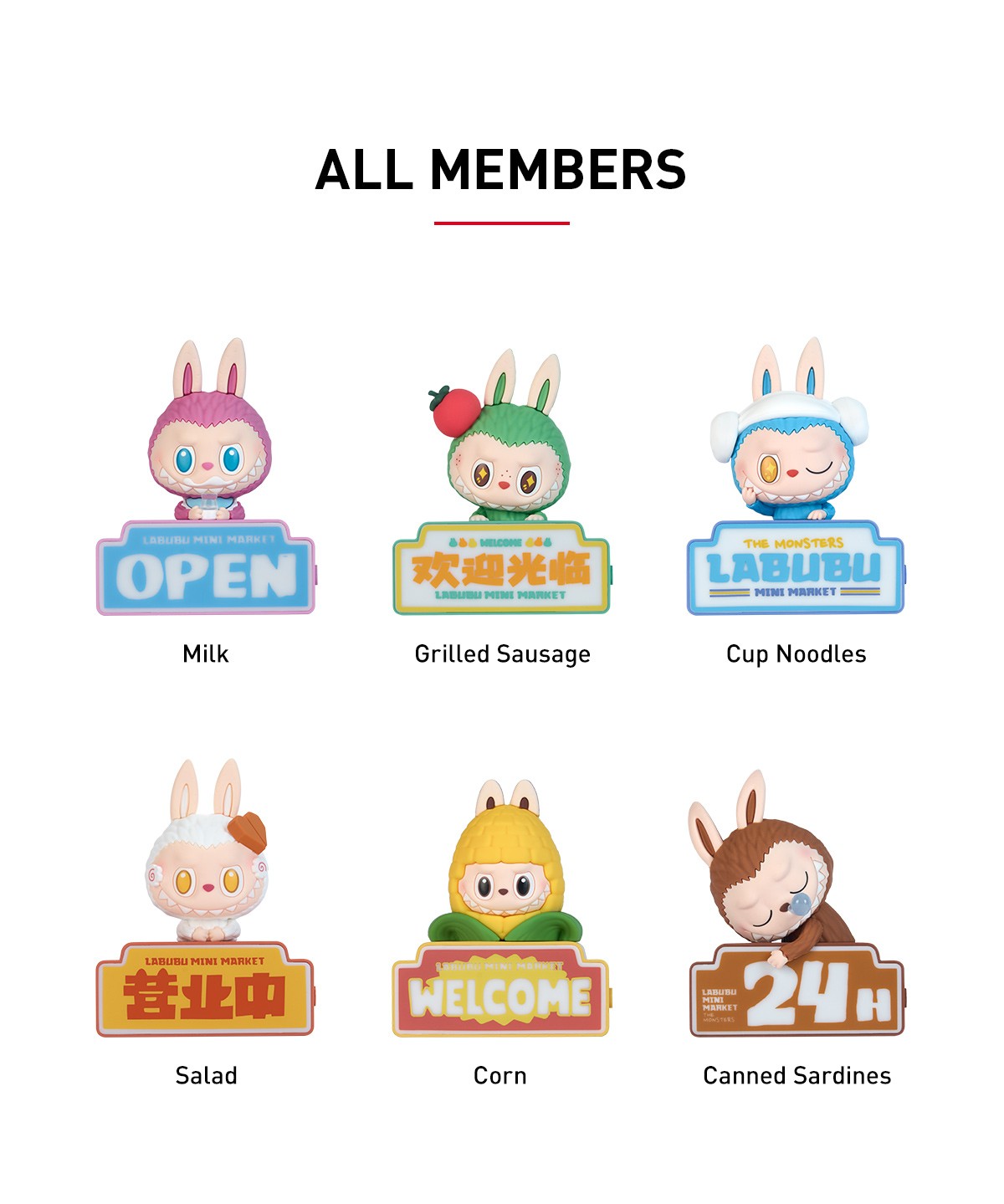 THE MONSTERS — Wacky Mart Fridge Magnet Blind Box | POP MART — official detail
