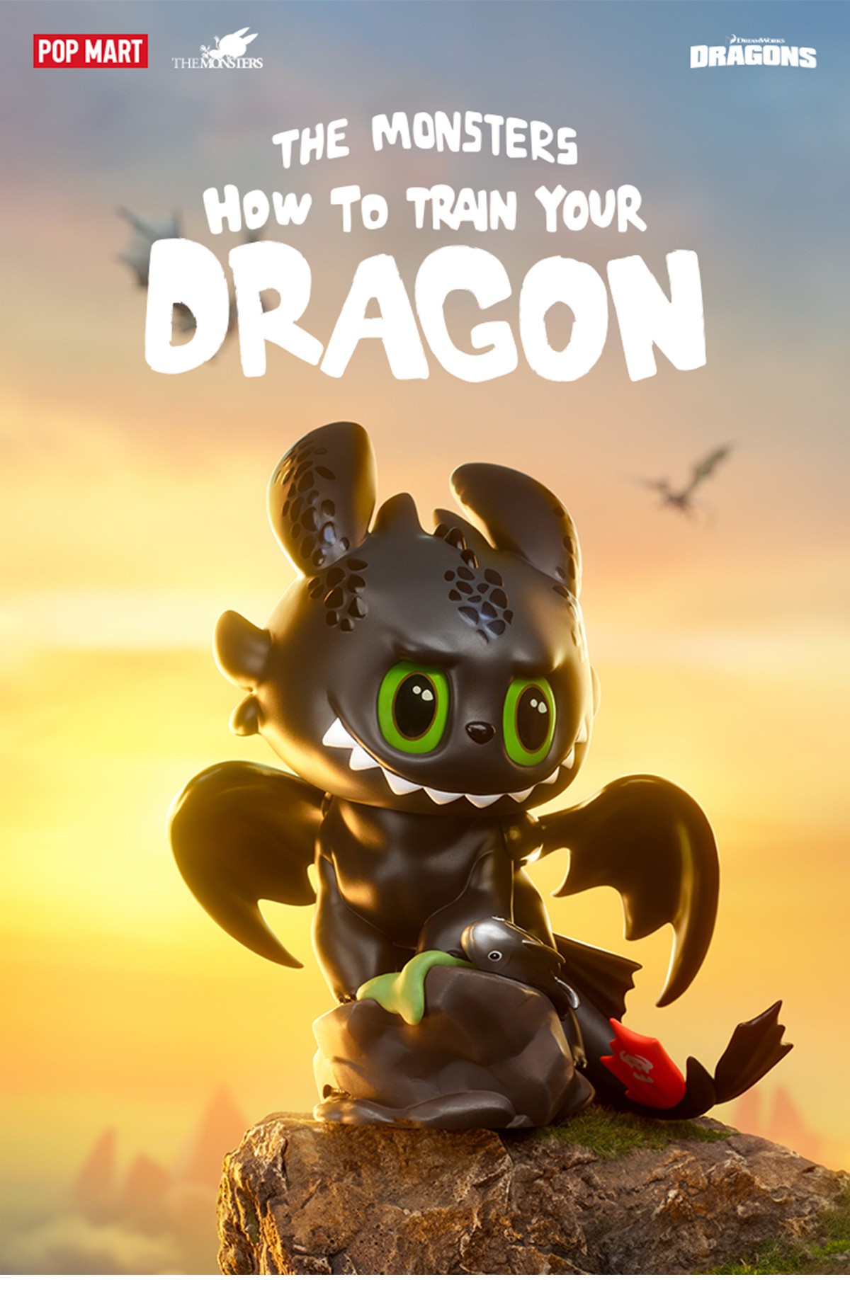THE MONSTERS — How to Train Your Dragon Figurine | POP MART — official detail