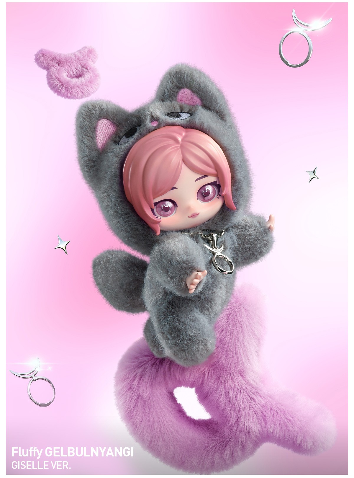 aespa — Fluffy Club Vinyl Plush Doll Pendant Blind Box | POP MART — official detail
