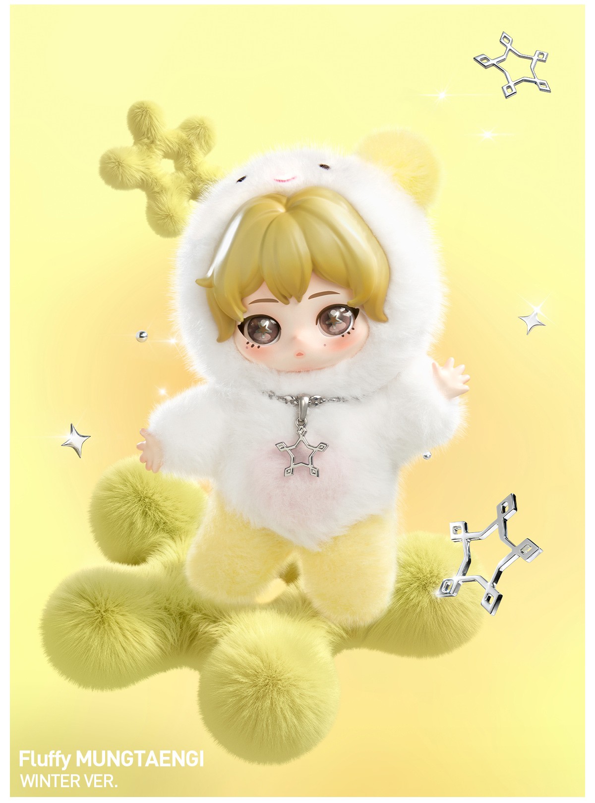 aespa — Fluffy Club Vinyl Plush Doll Pendant Blind Box | POP MART — official detail