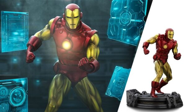 Iron Man (Metallic Comics) 1:10 Art Scale Statue by Iron Studios — official photo 1 Iron Man (Metallic Comics) 1:10 Art Scale Statue by Iron Studios — official photo 1