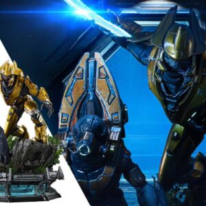 Elite Zealot & Grunt Minor: Covenant Assault (Bonus Version) Quarter Scale Statue by Prime 1 Studio — official photo 1