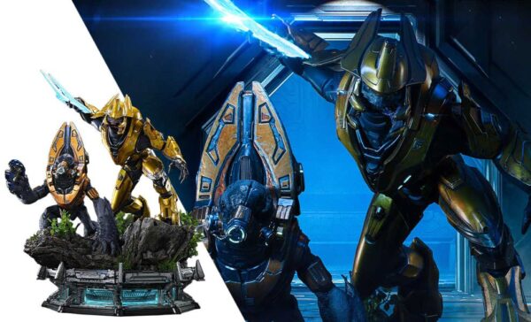 Elite Zealot & Grunt Minor: Covenant Assault (Bonus Version) Quarter Scale Statue by Prime 1 Studio — official photo 1