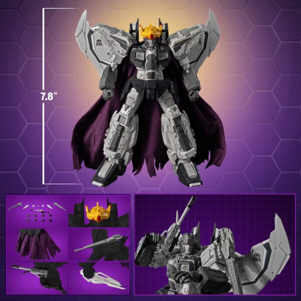 Fallen Coronation Starscream (1986 Movie Edition) MDLX Action Figure by Threezero — official photo 3 Fallen Coronation Starscream (1986 Movie Edition) MDLX Action Figure by Threezero — official photo 3
