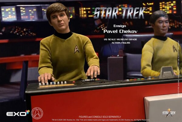 Ensign Pavel Chekov Sixth Scale Figure by EXO-6 — official photo 4 Ensign Pavel Chekov Sixth Scale Figure by EXO-6 — official photo 4