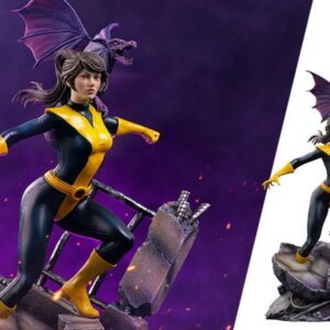 Kitty Pryde & Lockheed 1:10 Scale Statue by Iron Studios — official photo 1