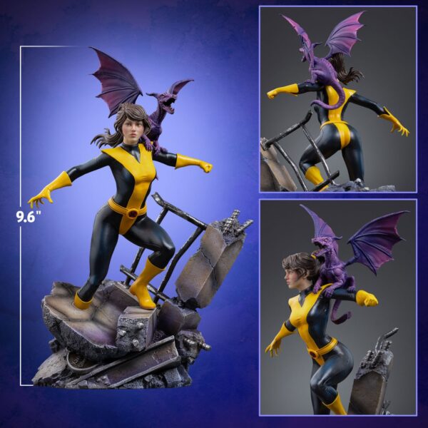 Kitty Pryde & Lockheed 1:10 Scale Statue by Iron Studios — official photo 3
