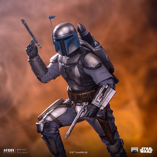 Jango Fett 1:10 Scale Statue by Iron Studios — official photo 4