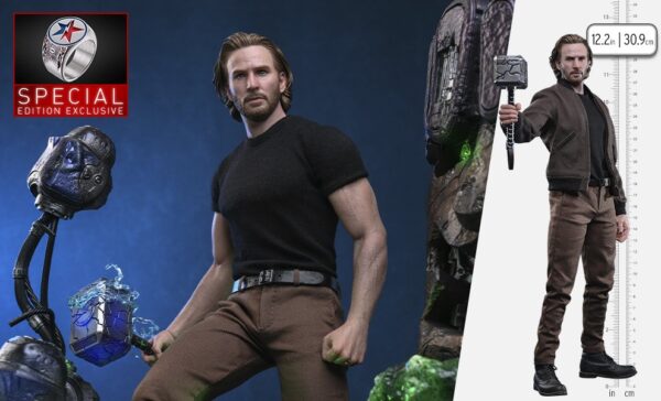 Steve Rogers (Deluxe Version) (Special Edition) Sixth Scale Figure by Hot Toys — official photo 1