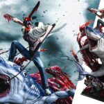 Chainsaw Man & Beam (Bonus Version) Statue by Prime 1 Studio — official photo 1
