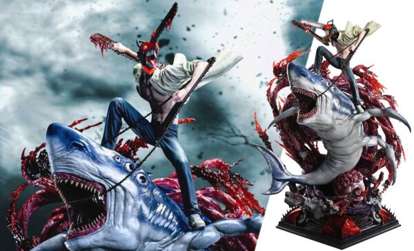 Chainsaw Man & Beam (Bonus Version) Statue by Prime 1 Studio — official photo 1 Chainsaw Man & Beam (Bonus Version) Statue by Prime 1 Studio — official photo 1