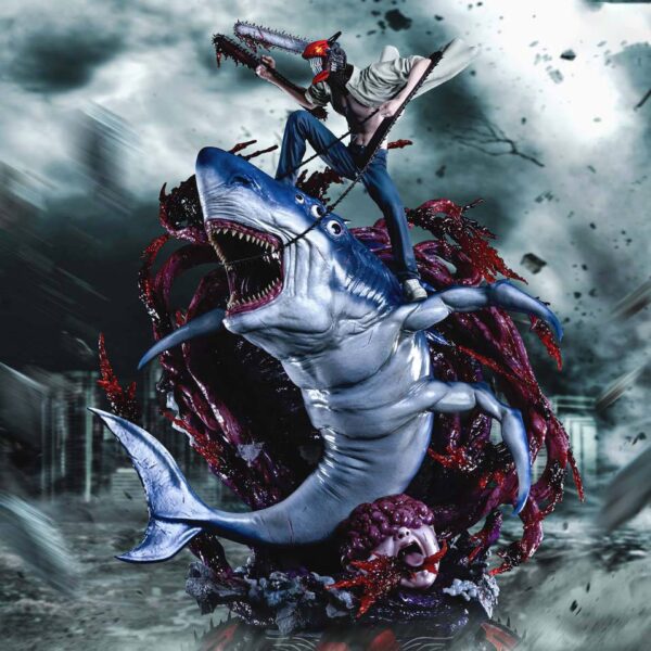 Chainsaw Man & Beam (Bonus Version) Statue by Prime 1 Studio — official photo 2 Chainsaw Man & Beam (Bonus Version) Statue by Prime 1 Studio — official photo 2