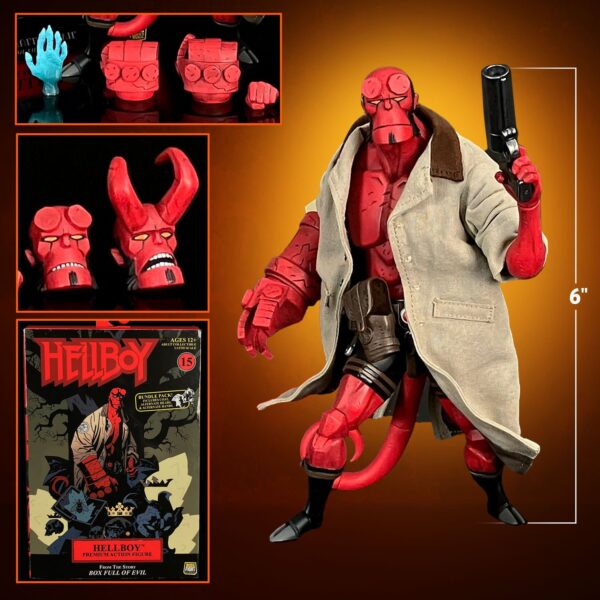 Hellboy (Box Full of Evil) Bundle Pack Action Figure by Boss Fight Studio — official photo 3