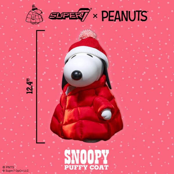 Snoopy (Red Puffy Coat) Vinyl Collectible by Super7 — official photo 3