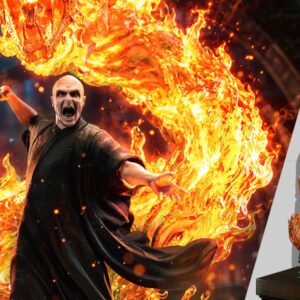 Voldemort Unleashed 1:10 Scale Statue by Iron Studios — official photo 1