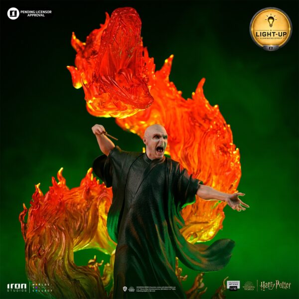 Voldemort Unleashed 1:10 Scale Statue by Iron Studios — official photo 3
