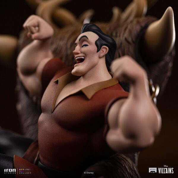Gaston Deluxe 1:10 Scale Statue by Iron Studios — official photo 4