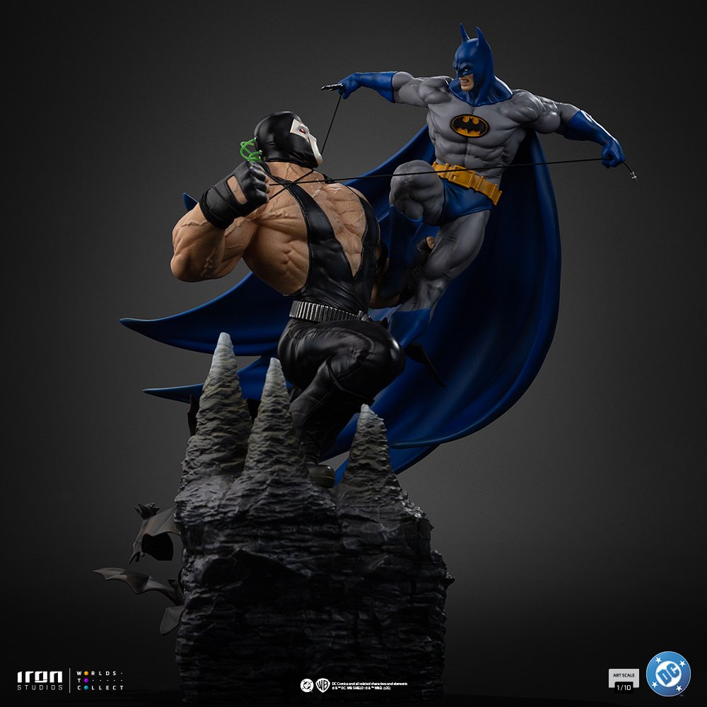 Batman vs Bane exclusive 1:10 Art Scale Statue by Iron Studios — official photo 15