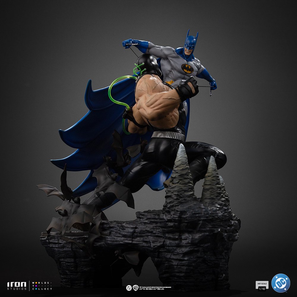 Batman vs Bane exclusive 1:10 Art Scale Statue by Iron Studios — official photo 16