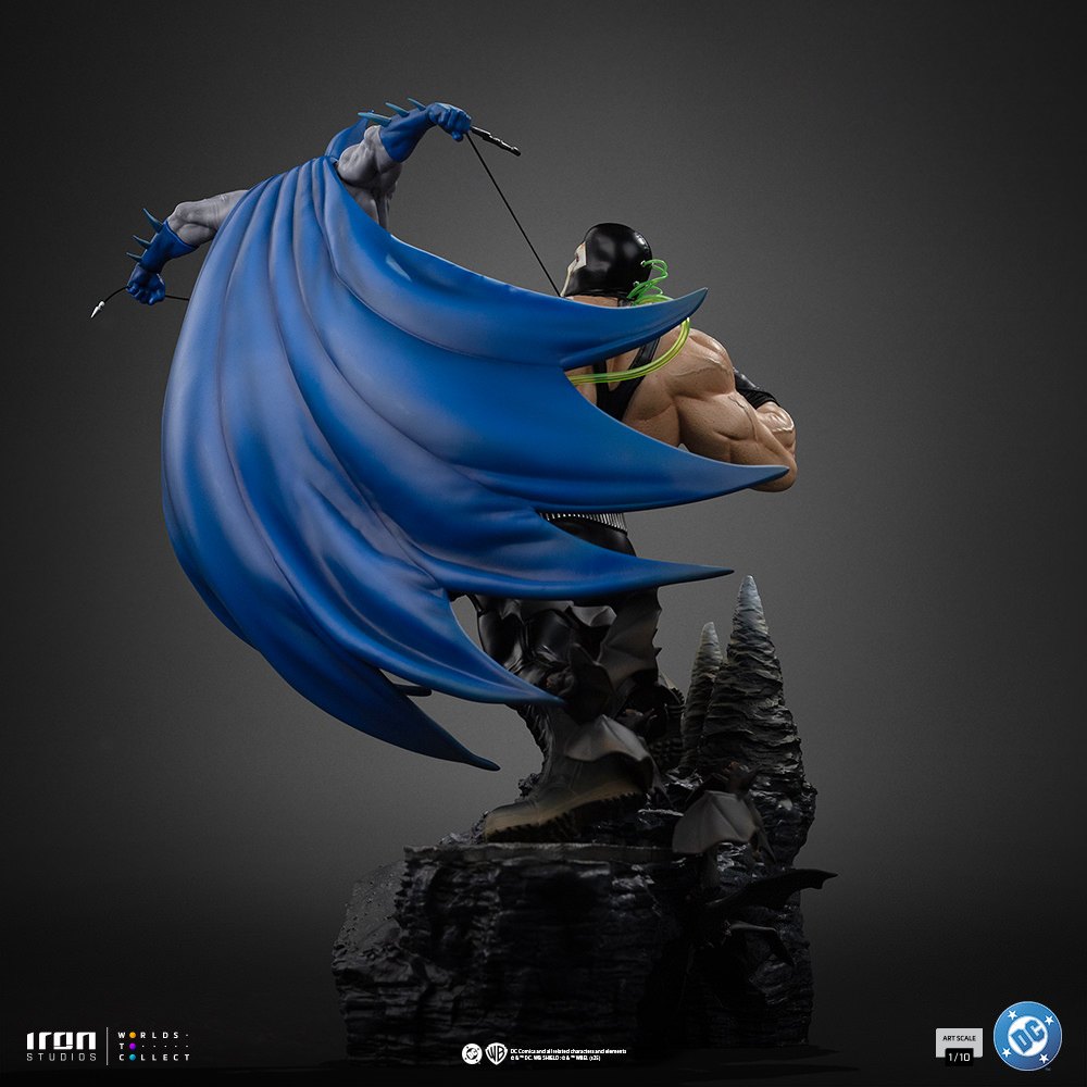 Batman vs Bane exclusive 1:10 Art Scale Statue by Iron Studios — official photo 18